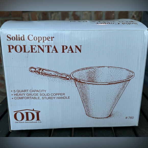 NIB Solid Copper Polenta Pot - Picture 2 of 3